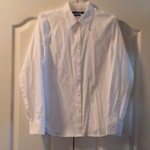 Ralph Lauren white dress shirt size large